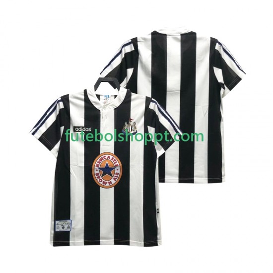 Camisola Homem Newcastle United 1995 1997 Retro Principais Equipamento Manga Curta