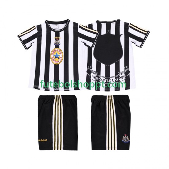Camisola Júnior Newcastle United 1997 Retro Principais Equipamento 1999 Manga Curta