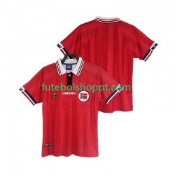 Camisola Homem Noruega Retro Principais Equipamento 1998 Manga Curta