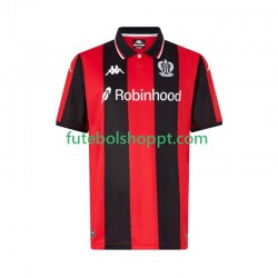 Camisola Homem OGC Nice Principais Equipamento 2025-2026 Manga Curta Camisola Homem OGC Nice Principais Equipamento 2025-2026 Manga Curta
