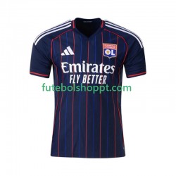 Camisola Homem Olympique Lyonnais Alternativa Equipamento 2025-2026 Manga Curta Camisola Homem Olympique Lyonnais Alternativa Equipamento 2025-2026 Manga Curta