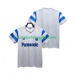 Camisola Homem Olympique de Marseille Retro Principais Equipamento 1990 Manga Curta