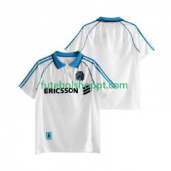 Camisola Homem Olympique de Marseille Retro Principais Equipamento 1998 1999 Manga Curta