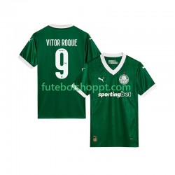 Camisola Homem Palmeiras Vitor Roque 9 Principais Equipamento 2025-2026 Manga Curta
