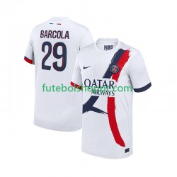 Camisola Homem Paris Saint-Germain Bradley Barcola 29 Alternativa Equipamento 2025-2026 Manga Curta