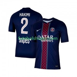 Camisola Homem Paris Saint-Germain Hakimi 2 Principais Equipamento 2025-2026 Manga Curta