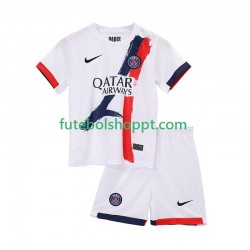 Camisola Júnior Paris Saint-Germain Alternativa Equipamento 2025-2026 Manga Curta