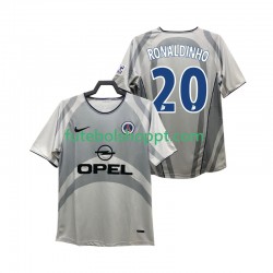 Camisola Homem Paris Saint-Germain RONALDINHO 20 2001 Retro Alternativa Equipamento 2002 Manga Curta