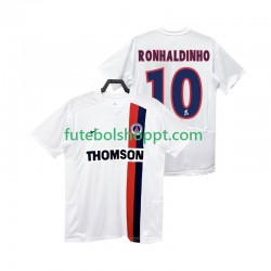 Camisola Homem Paris Saint-Germain RONHALDINHO 10 2003 Retro Alternativa Equipamento 2002 Manga Curta
