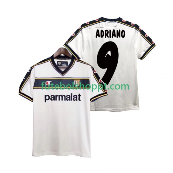 Camisola Homem Parma ADRIANO 9 2003 Retro Alternativa Equipamento 2002 Manga Curta