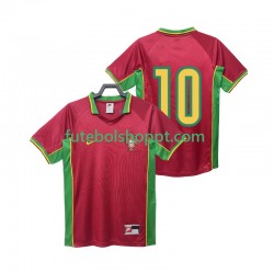 Camisola Homem Portugal 10 Retro Principais Equipamento 1998 Manga Curta