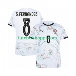 Camisola Homem Portugal Bruno Fernandes 8 Alternativa Equipamento 2025-2026 Manga Curta