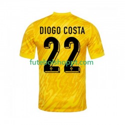 Camisola Homem Portugal Diogo Costa 22 Guarda-redes Principais Equipamento 2024 Manga Curta
