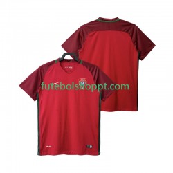 Camisola Homem Portugal 2016 Retro Principais Equipamento Manga Curta