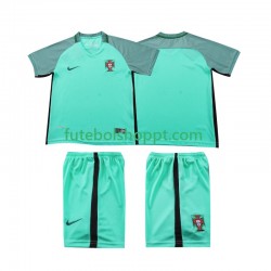 Camisola Júnior Portugal 2016 Retro Alternativa Equipamento Manga Curta
