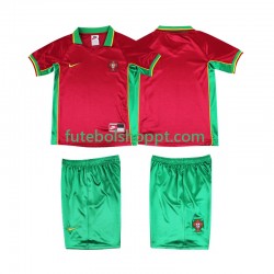 Camisola Júnior Portugal Retro Principais Equipamento 1998 Manga Curta