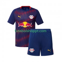 Camisola Júnior RB Leipzig Alternativa Equipamento 2025-2026 Manga Curta