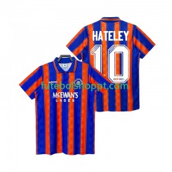 Camisola Homem Rangers HATELEY 10 1993 Retro Alternativa Equipamento 1994 Manga Curta