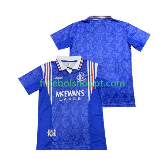 Camisola Homem Rangers 1996 1997 Retro Principais Equipamento Manga Curta