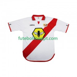 Camisola Homem Rayo Vallecano 2000 2001 Retro Principais Equipamento Manga Curta