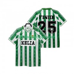 Camisola Homem Real Betis FINIDI 25 1995 1996 Retro Principais Equipamento Manga Curta