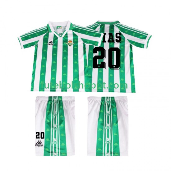 Camisola Júnior Real Betis Tomas Olias 20 1996 1997 Retro Principais Equipamento Manga Curta