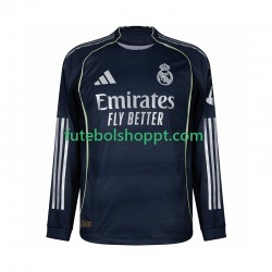 Camisola Homem Real Madrid Alternativa Equipamento 2025-2026 Manga Comprida