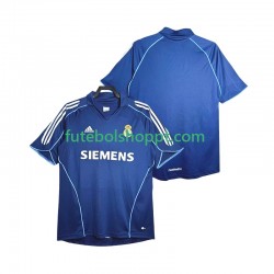 Camisola Homem Real Madrid 2005 Retro Alternativa Equipamento 2006 Manga Curta