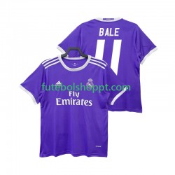 Camisola Homem Real Madrid BALE 11 2016 2017 Retro Alternativa Equipamento Manga Curta