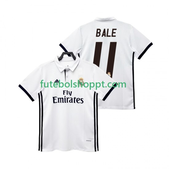 Camisola Homem Real Madrid BALE 11 2017 2018 Retro Principais Equipamento Manga Curta