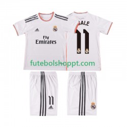 Camisola Júnior Real Madrid BALE 11 2013 2014 Retro Principais Equipamento Manga Curta
