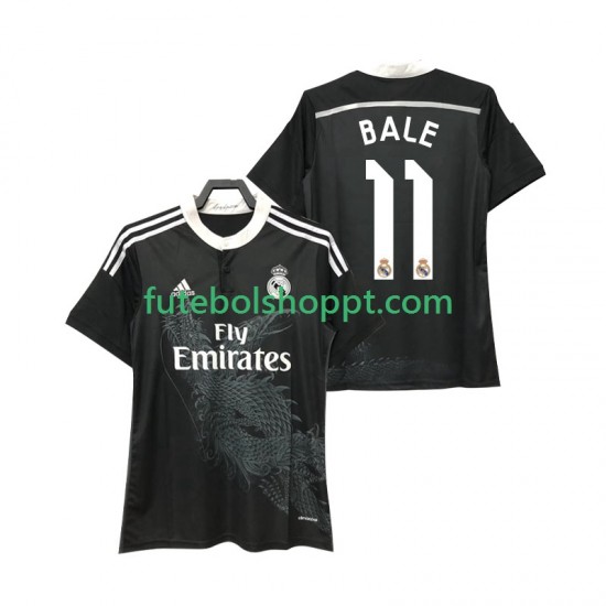 Camisola Homem Real Madrid BALE 11 2014 2015 Retro Alternativa Equipamento Manga Curta