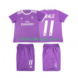 Camisola Júnior Real Madrid Bale 11 2016 2017 Retro Alternativa Equipamento Manga Curta