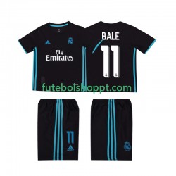 Camisola Júnior Real Madrid Bale 11 2017 2018 Retro Alternativa Equipamento Manga Curta