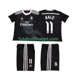 Camisola Júnior Real Madrid Bale 11 2014 Retro Terceiro Equipamento Manga Curta