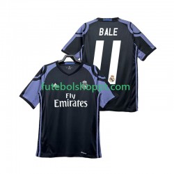 Camisola Homem Real Madrid Bale 11 2016 2017 Retro Terceiro Equipamento Manga Curta