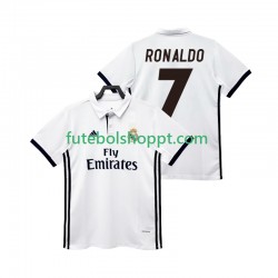 Camisola Homem Real Madrid CRISTIANO RONALDO 7 2017 2018 Retro Principais Equipamento Manga Curta