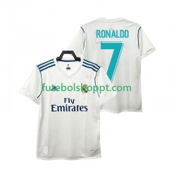 Camisola Homem Real Madrid Cristiano Ronaldo 7 2017 Retro Principais Equipamento Manga Curta