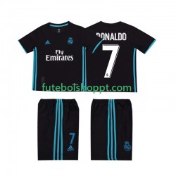 Camisola Júnior Real Madrid Cristiano Ronaldo 7 2017 2018 Retro Alternativa Equipamento Manga Curta
