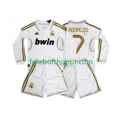 Camisola Júnior Real Madrid Cristiano Ronaldo 7 2012 Retro Principais Equipamento 2011 Manga Comprida