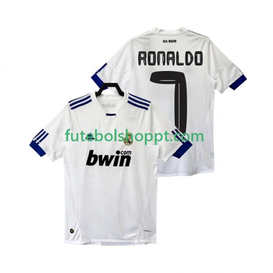 Camisola Homem Real Madrid Cristiano Ronaldo 7 Retro Principais Equipamento 2011 2010 Manga Curta