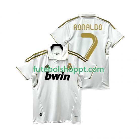 Camisola Homem Real Madrid Cristiano Ronaldo 7 2012 Retro Principais Equipamento 2011 Manga Curta