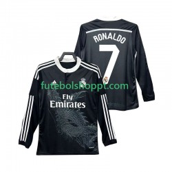 Camisola Homem Real Madrid Cristiano Ronaldo 7 2014 2015 Retro Terceiro Equipamento Manga Comprida