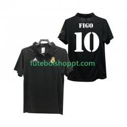Camisola Homem Real Madrid FIGO 10 2003 Retro Alternativa Equipamento 2002 Manga Curta