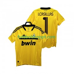 Camisola Homem Real Madrid I.CASILLAS 1 2012 Guarda-redes Retro Principais Equipamento 2011 Manga Curta