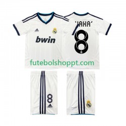 Camisola Júnior Real Madrid KAKA 8 2012 2013 Retro Principais Equipamento Manga Curta
