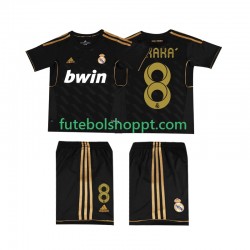 Camisola Júnior Real Madrid KAKA 8 -2012 Retro Alternativa Equipamento 2011 Manga Curta
