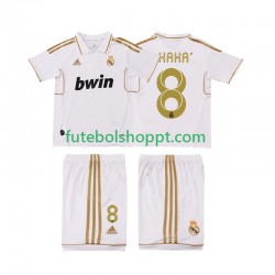 Camisola Júnior Real Madrid KAKA 8 2012 Retro Principais Equipamento 2011 Manga Curta