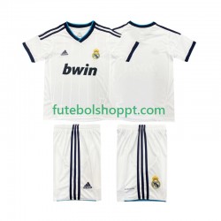 Camisola Júnior Real Madrid 2012 2013 Retro Principais Equipamento Manga Curta