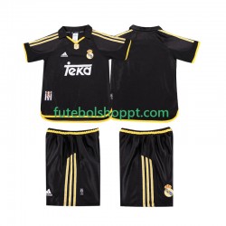 Camisola Júnior Real Madrid 2001 Retro Alternativa Equipamento 1999 Manga Curta